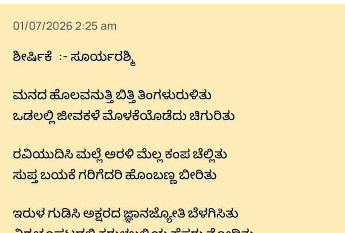 write professional kannada and english articles, blogs